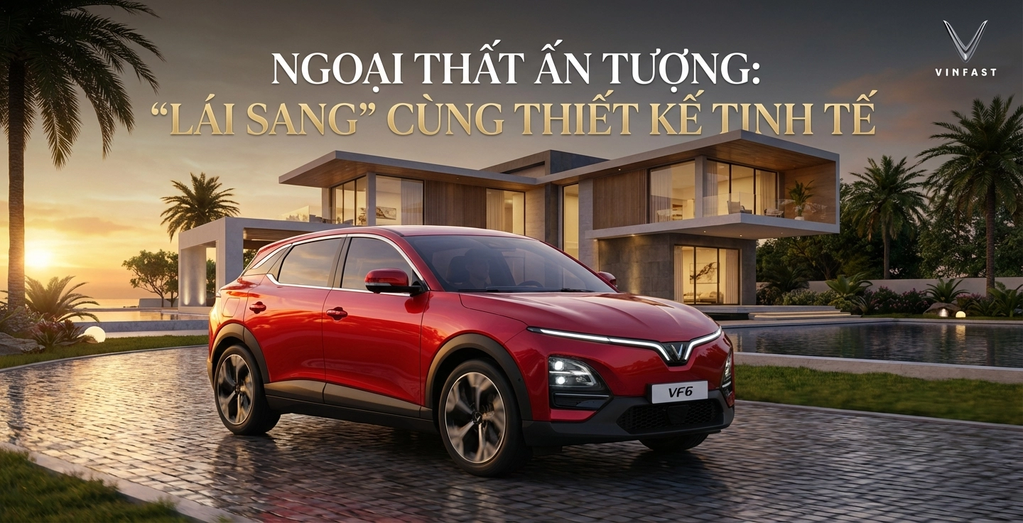Thiết kế ngoại thất VinFast VF 6