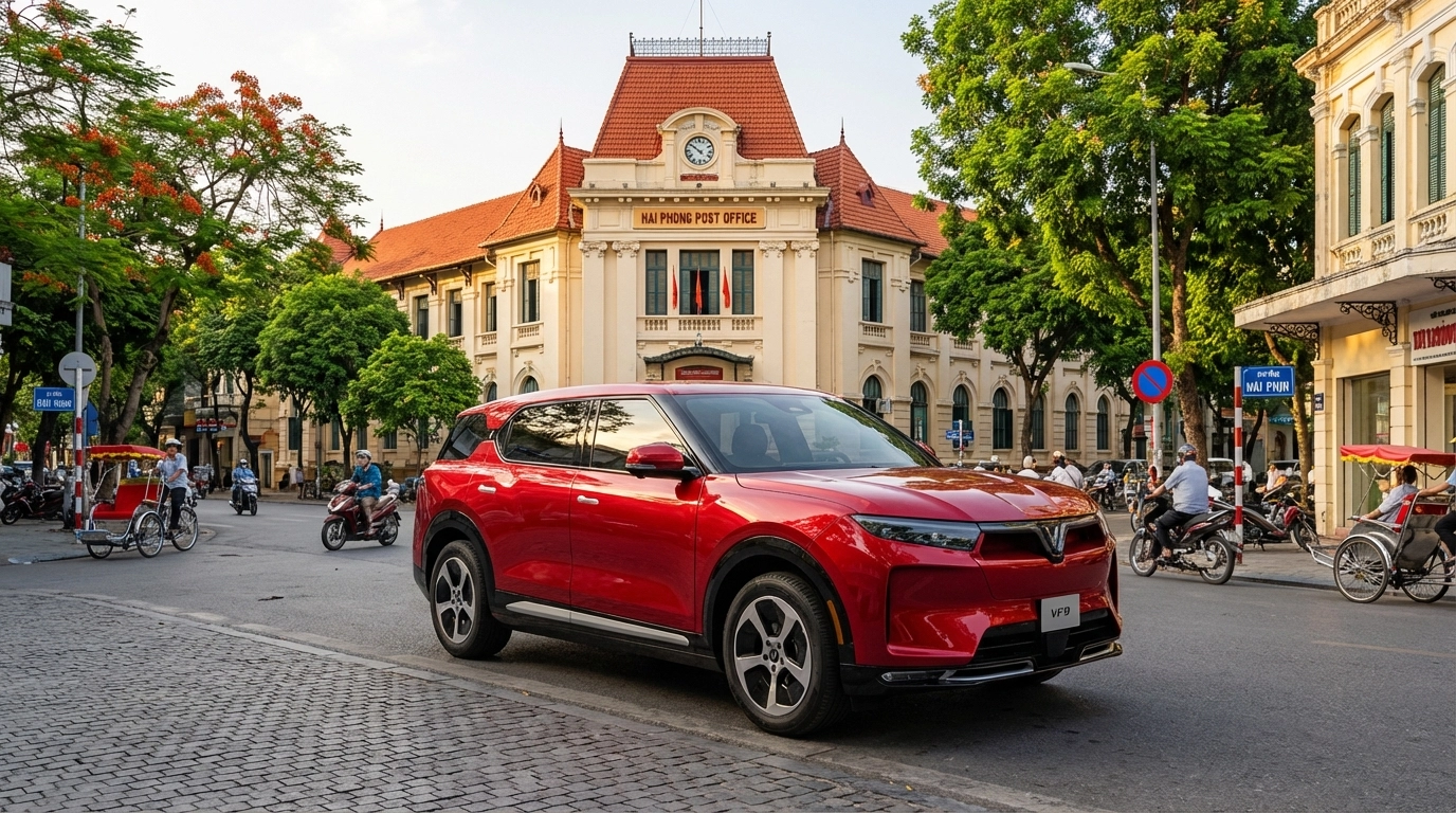 Ngoại thất uy nghi của VinFast VF 9